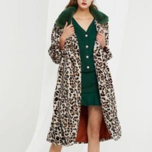Storets - Bo Leopard Faux Fur Coat